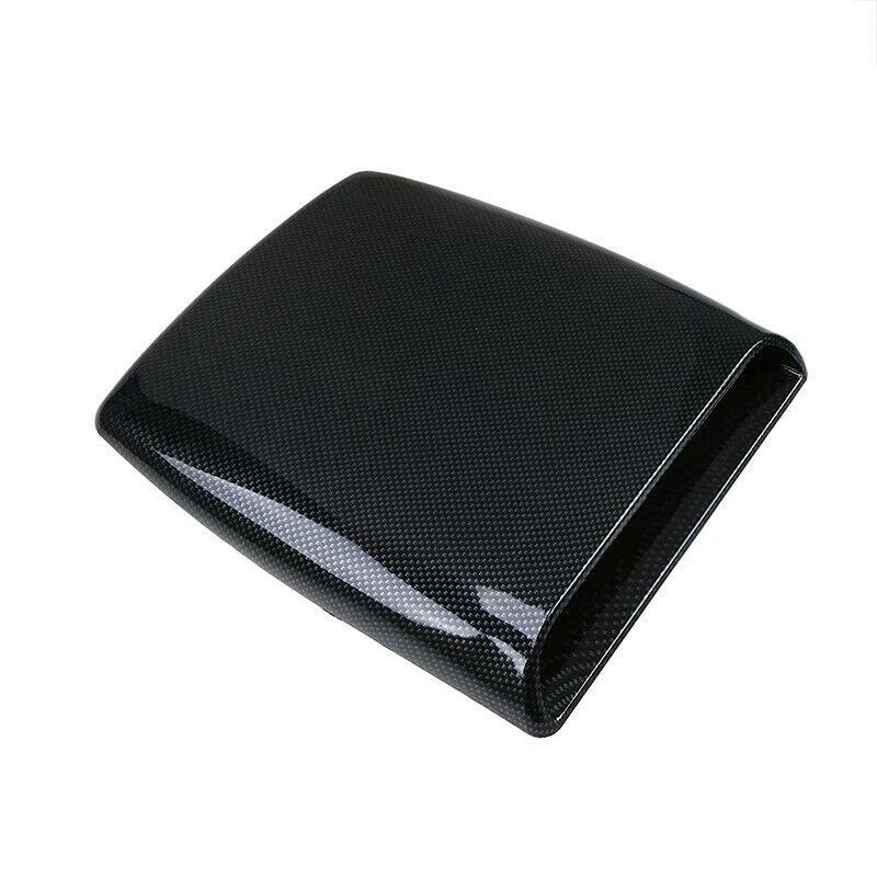 Cubierta universal para capó de admisión de flujo de aire para decoración de automóvil negro devolución gratuita Foto 4 de 4