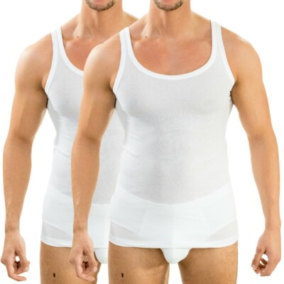 HERMKO Herren Unterhemd 2x Funktionsunterwäsche Tank Top Achselhemd Sport 63000