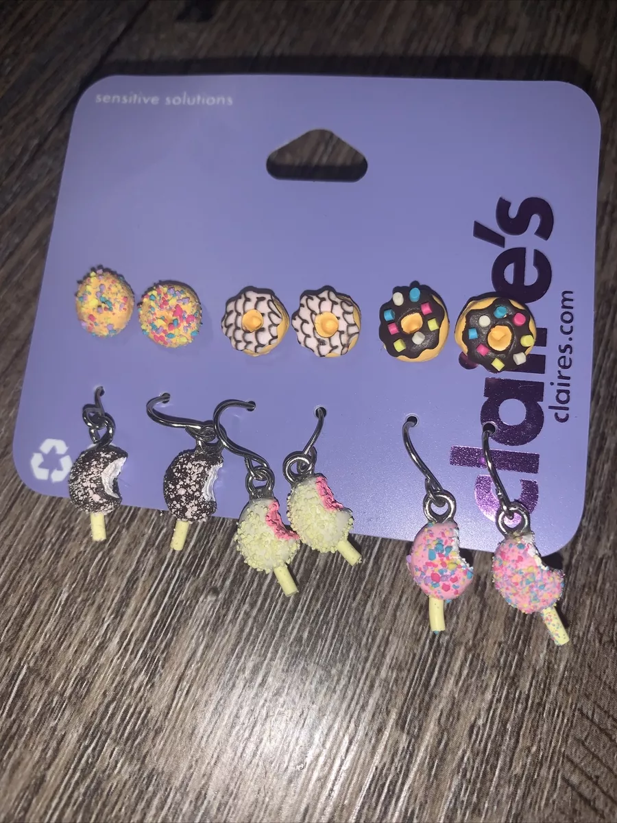 Neon Star Drop Earrings - Pink | Claire's US | ShopLook