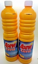 Asevi Floor Cleaner Spanish Citrus Scent Non Slip Yellow Bottle 1Litre X2 4.98 per litre