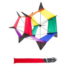 Kastendrachen Kinderdrachen Einleiner Drachen HQ Roto Flugdrachen dreht sich