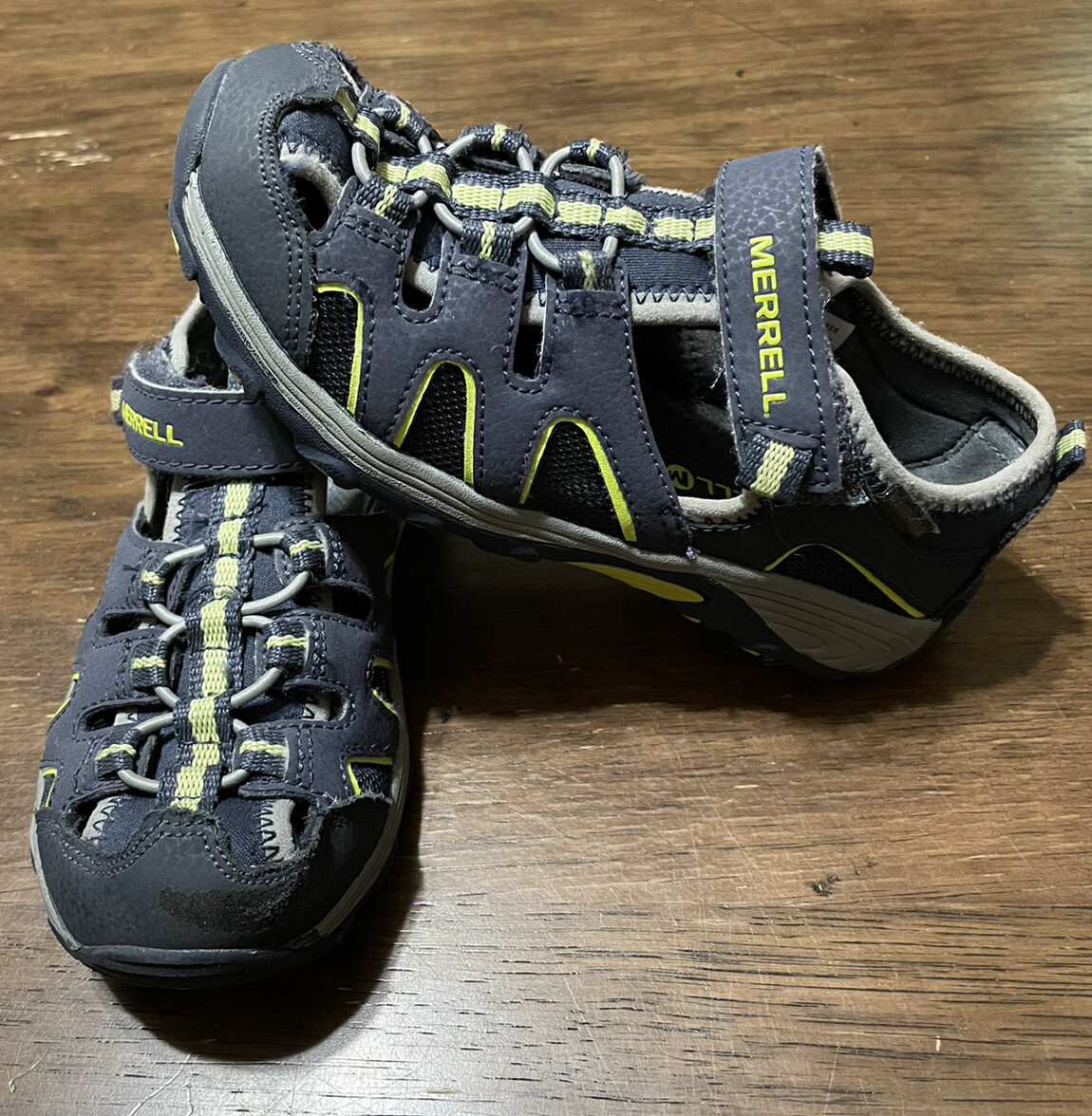Merrell Boys Shoe Sandal Size 1M Waterproof Select Grip H2O Hiker Trail