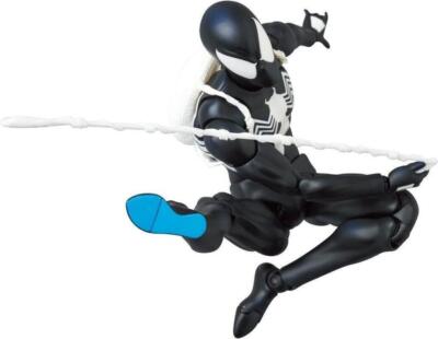in Stock！ Mafex No.147 Spider-man Black Costume Comic Ver. Action