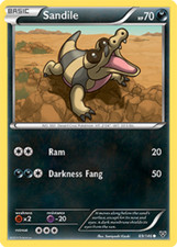 POKEMON CARD SANDILE 69/146 NO 551 DESERT CROC