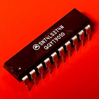 [1x] SN74LS374N MOT Octal Transp Latch Edge-Trig Flip-Flop PDIP-20 (QQYT9010)