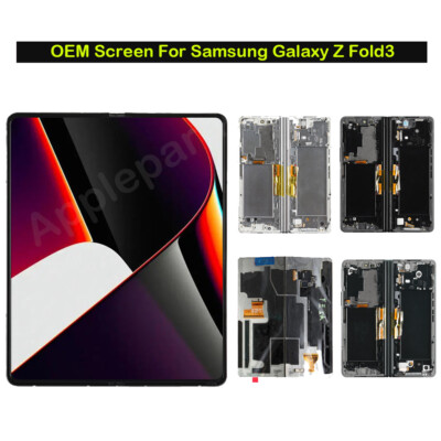OEM For Samsung Galaxy Z Fold3 5G F926U LCD Display Screen Replacement Black lot
