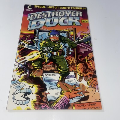 Destroyer Duck #1 Febuary 1982 Eclipse Comics