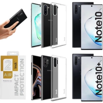 DIY-24H Hülle für Samsung Note10 / 10+ Plus Schutzhülle IMAK Handyhülle PC Slim klar