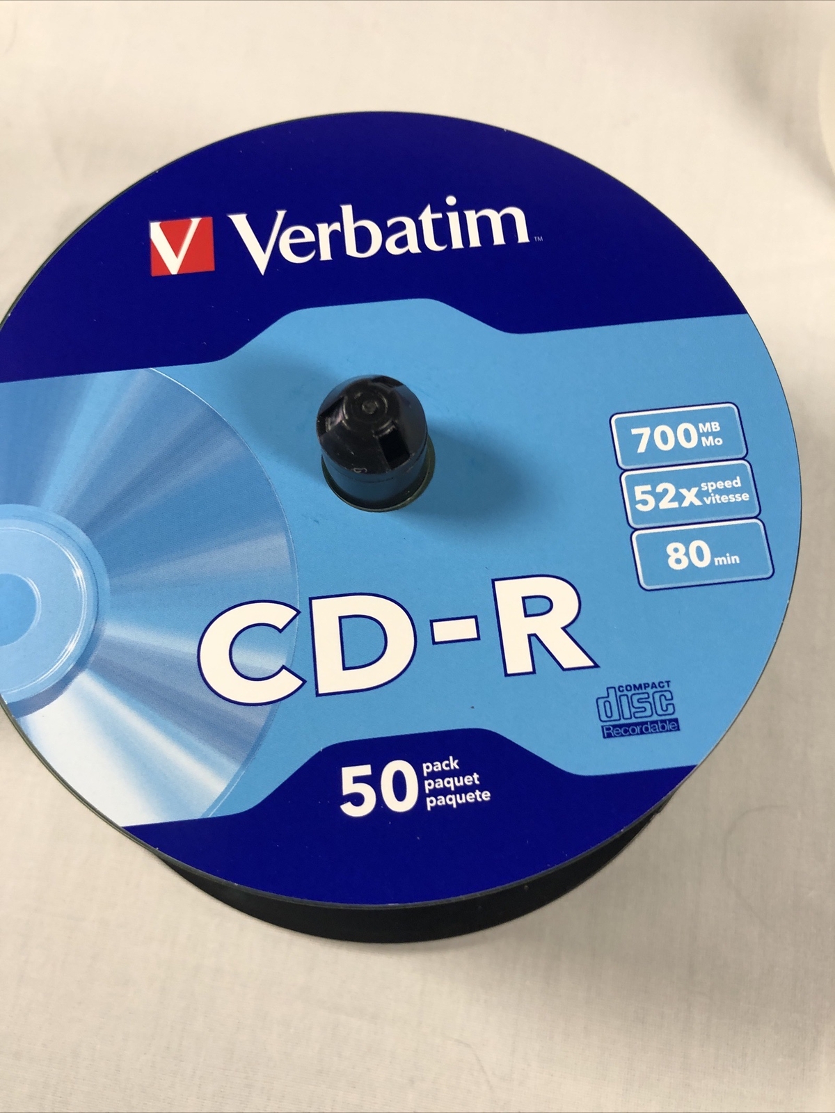 Recordable CD Spindle Blank CDs Media CDR 700 MB Data Storage Pictures
