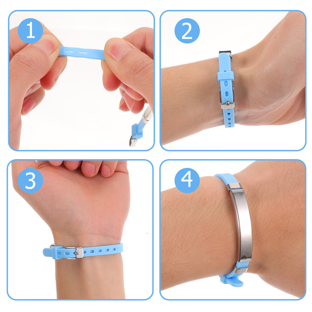 2x Leuchtende Silikon Armbänder Für Kinder - Glow In The Dark Party Accessoires