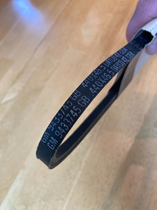 Correa de ventilador de motor Oldsmobile GM F-85 Cutlass 330 9433745 382645 NOS 1965-67 Foto 4 de 4