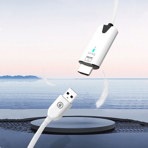 30m Wireless Transmit Display Cable USB HDMI Extender Video Transmitter Receiver - Picture 5 of 10