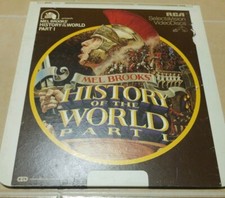 Mel Brooks History Of The World Part 1 Video Disc Vintage 81CED Selecta Vision