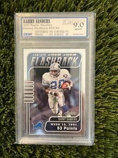 2020 PANINI ABSOLUTE FANTASY FLASHBACK BARRY SANDERS #FF-BS DGA 9.0