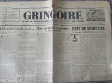 Journal Gringoire 17 octobre 1940 collaboration Henriot Dorgelès défaite