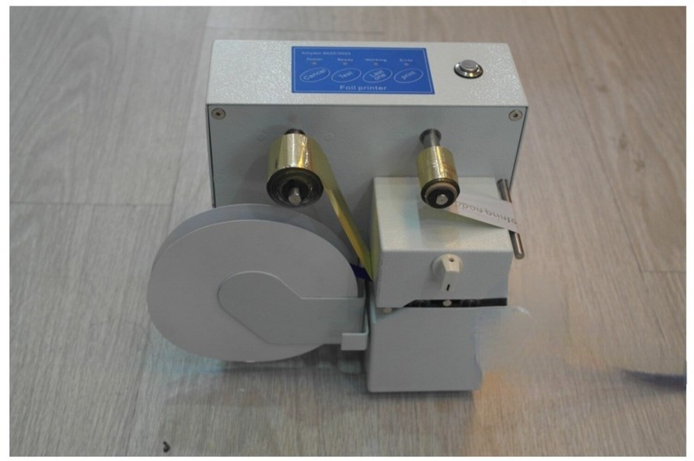 Satin Ribbon Printer Desktop Digital Reel-to-Reel Stamping Machine Ribbon