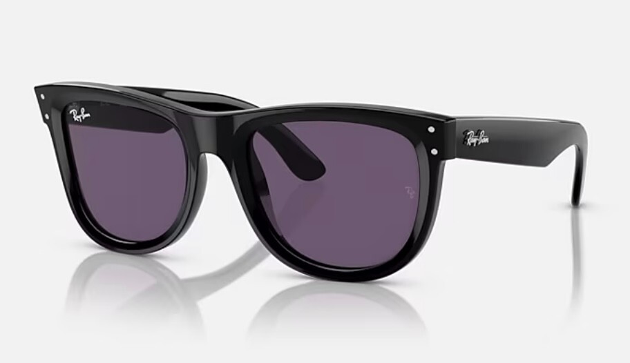 RAY-BAN WAYFARER REVERSE Lenny Kravitz Sunglasses Black Frame