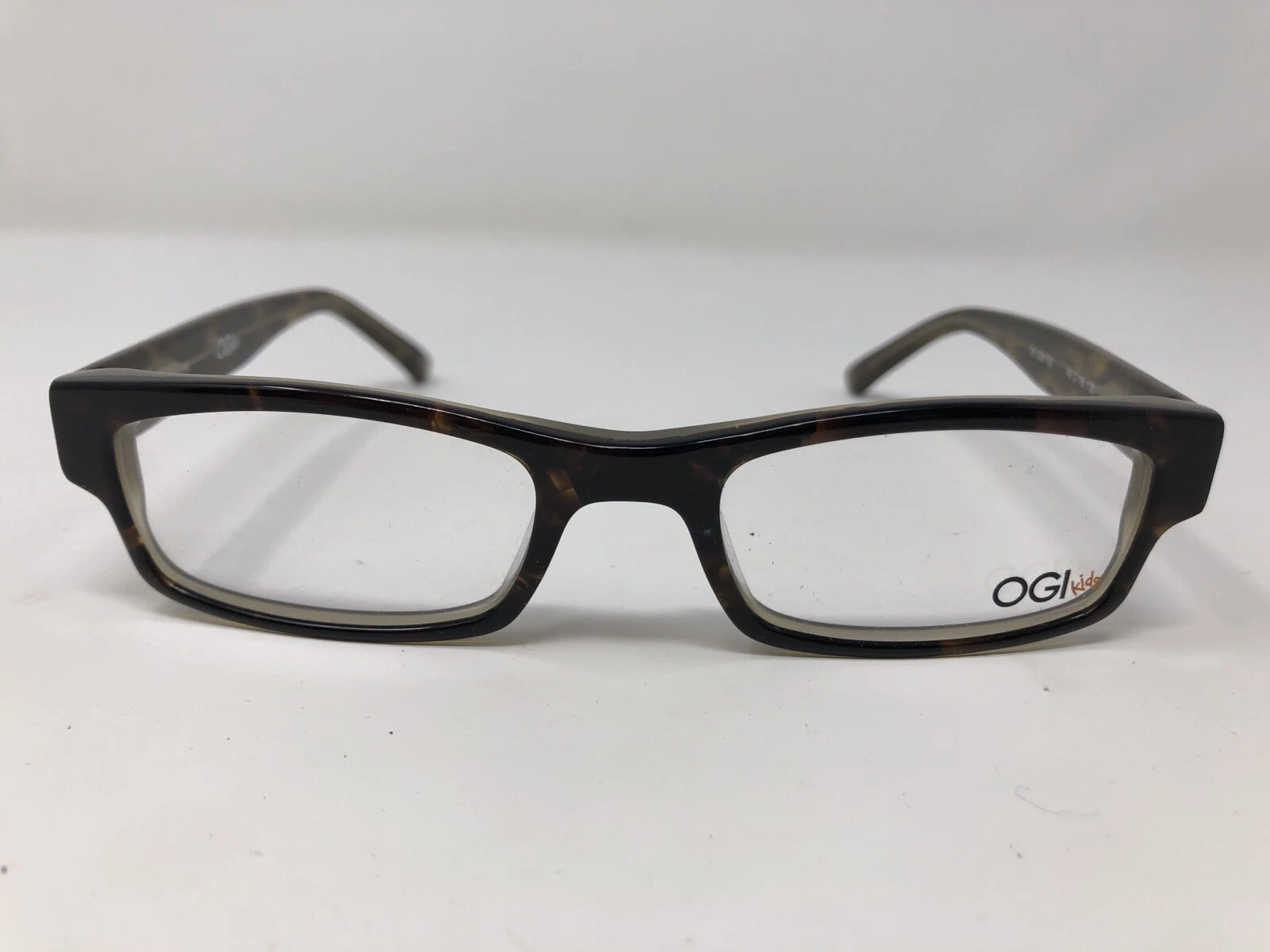 OGI Kids Eyeglasses Frame OK309 163 48 18 130 Brown Camo Full Rim PX15