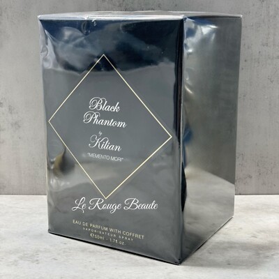 Kilian Black Phantom Memento Mori Eau De Parfum w/Coffret Clutch 1.7oz 50ml