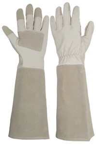 Long Sleeve Leather Gardening Gloves Ebay