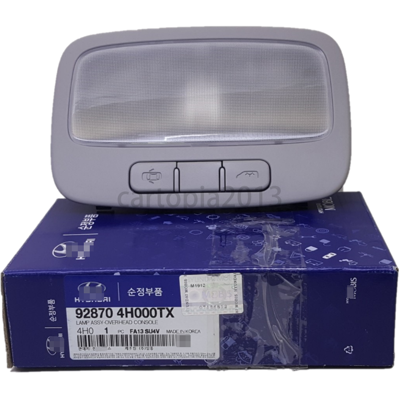 Genuine 928704H000TX LAMP ASSY-OVERHEAD CONSOLE for Hyundai Kia