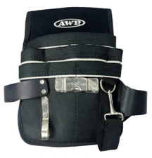 AWP 102142 1LP-72500-1 Poly Maintenance Pouch 6 Pockets Black