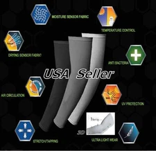 2 Pairs (3 Colors) Cooling Arm Sleeves Cover / Arm Coolers / Sports Skin Sleeves