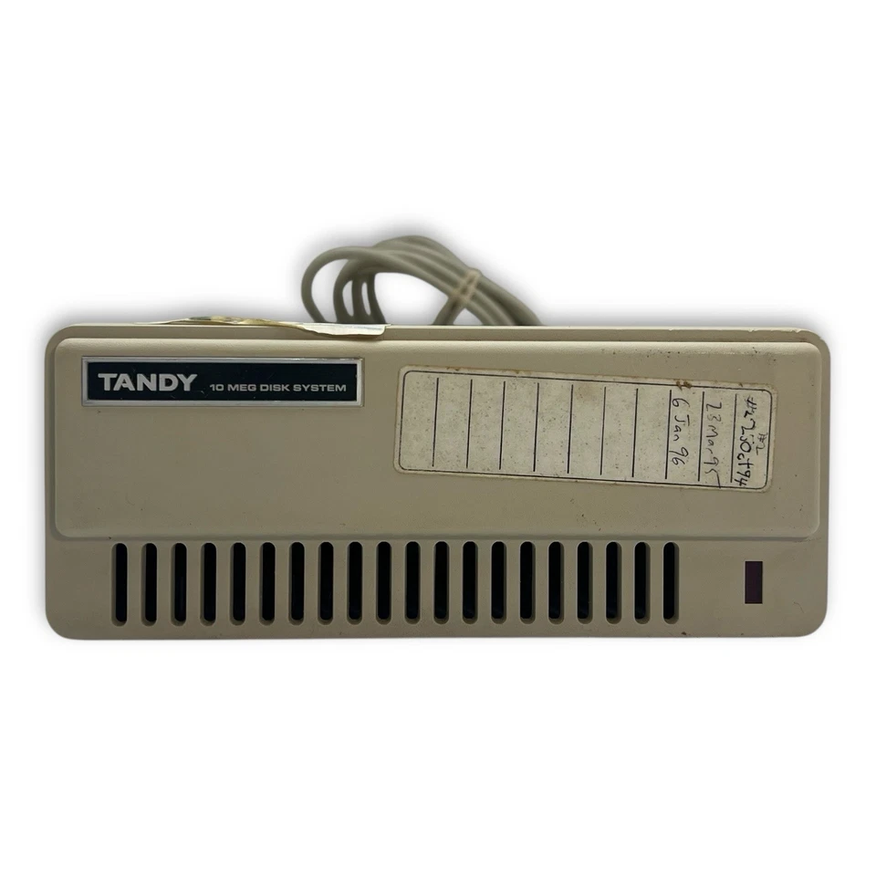 Tandy Radio Shack TRS-80 10 Meg Sistema de Disco Disco Duro Externo 10MB HDD 25-1025 Foto 2 de 4