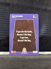 2025 Bo Jackson Battle Arena Alpha Update Play Card Feast Or Famine PL-49