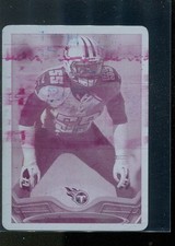2013 Topps Mini Printing Plates Magenta #419 Zach Brown Card 1/1 
