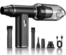 Compressed Air Duster  Vacuum Cleaner 4-in-1, 150,000RPM Powerful Electric A...