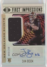 2021 Panini Illusions First Impressions Memorabilia /299 Ian Book #127 Auto 0o6k