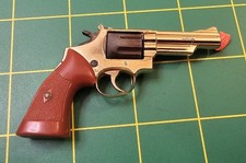 Vintage Marx Miniature 357 Magnum Revolver Cap Gun with Holster, Bin V