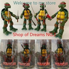 4 PCS NECA Teenage Mutant Ninja Turtles Red Headband Action Figures Model Toys