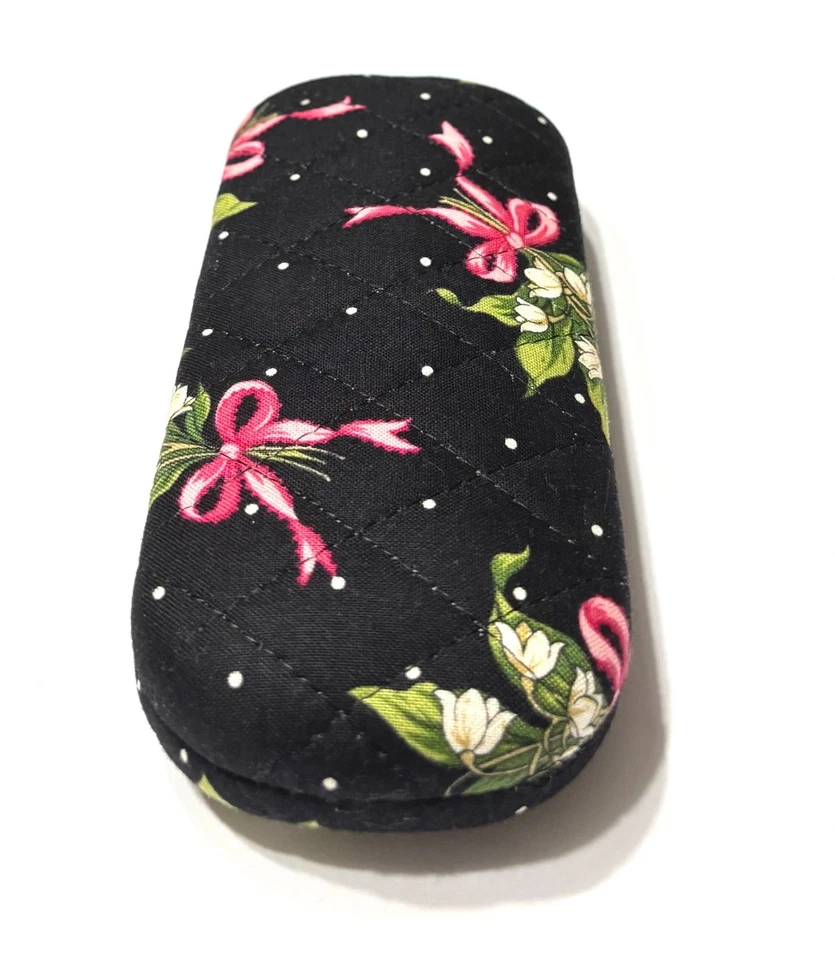 Estuche para gafas Vera Bradley Hard Hope Lily of the Valley cintas rosas retiradas Foto 4 de 4