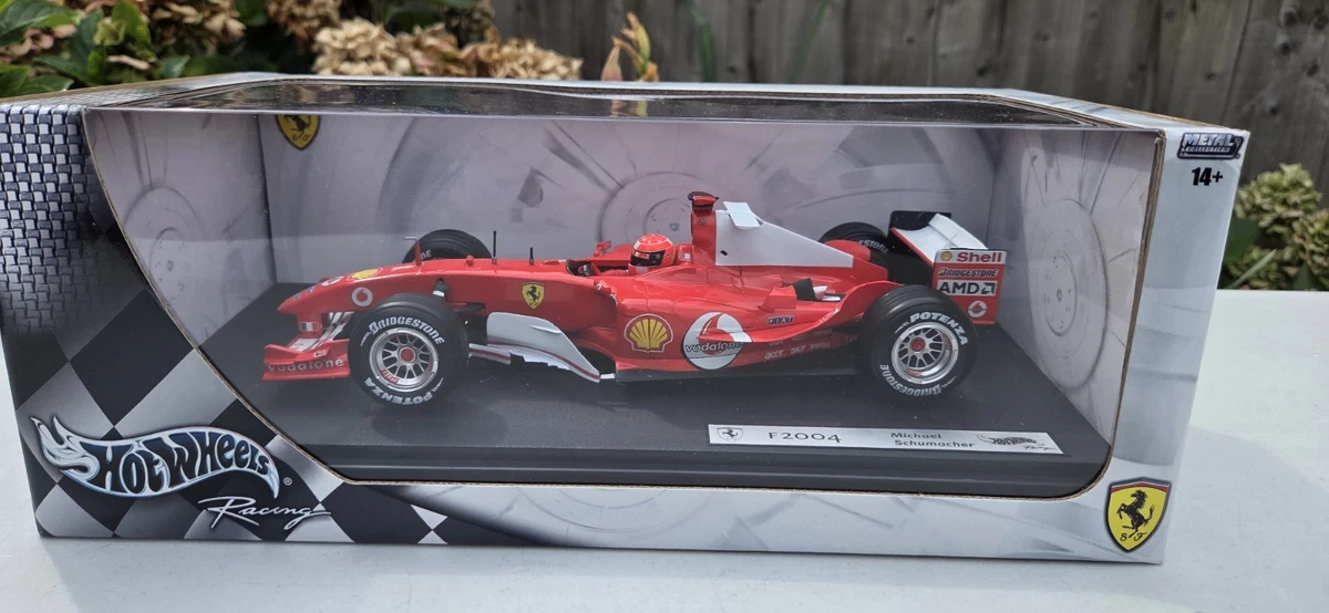 Hot Wheels Michael Schumacher 1:18 Scale Diecast Racing Cars for