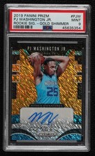 2019 Panini Prizm FOTL Gold Shimmer 7/10 PJ Washington Jr PSA 9 MINT Auto 1b7p