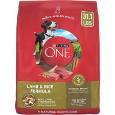 Dry Dog Food Lamb and Rice Recipe for Adult Dogs 31.1 lb Bag