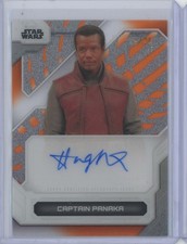 2024 Topps Star Wars Captain Panaka Acetate Orange Hugh Quarshie /25 Auto