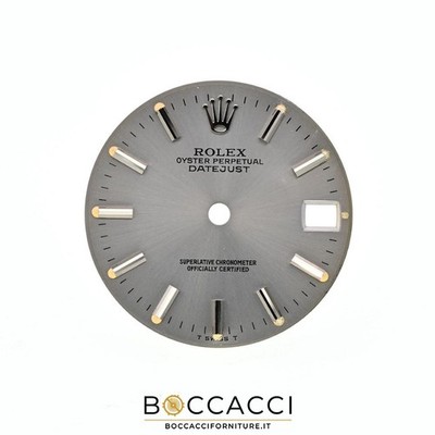 ROLEX OYSTER Perpetual Datejust Dark Silver ''t Swiss T'' Dial mm