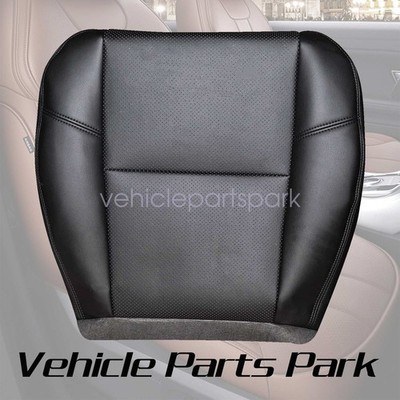 For 2007-2014 GMC Yukon XL Driver Bottom Perforated Leather Seat Cover Black