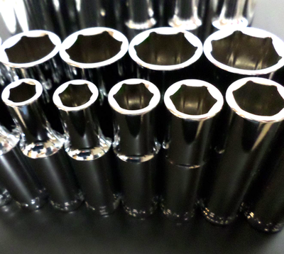 #ad #ad New Craftsman 3 8quot; 6pt Deep Metric SAE Socket Set 6 19 21mm 1 4 7 8 Chrome 26pc $69.97