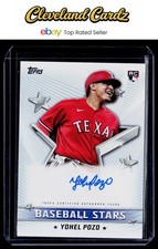 2022 Topps #BSA-YPO Yohel Pozo Baseball Stars Autographs RC