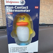 Walgreens Digital Forehead Thermometer 9 Memories White Non-Contact 1-Second