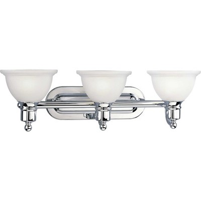 Progress Lighting P3163 Madison 3 Light Bathroom Vanity Light - Chrome