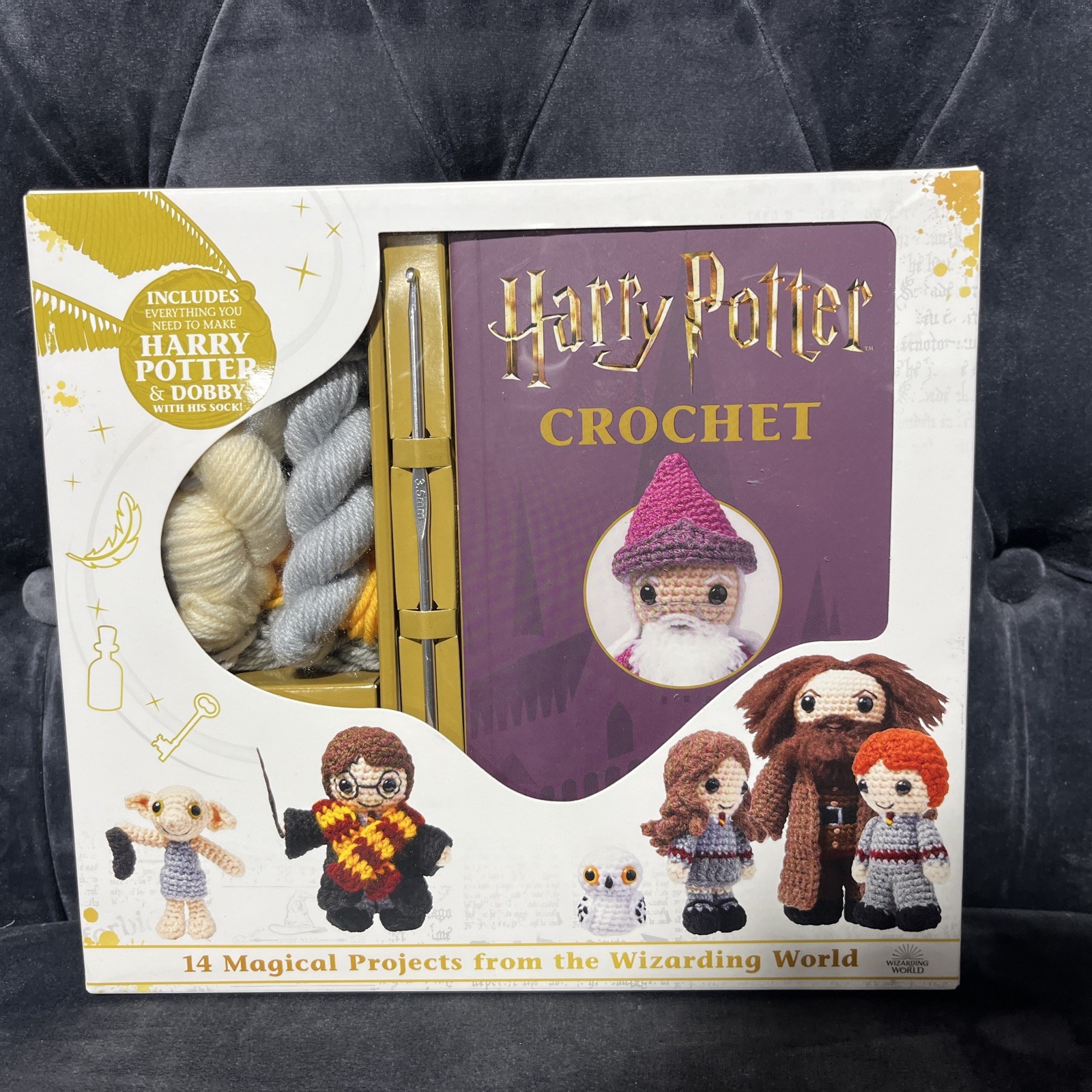 Harry Potter Crochet Kit with 14 Wizarding World Projects NEW Sealed Box