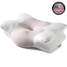 Cervical Memory Foam Pillow for Neck Pain Relief Ergonomic Neck Support Pillow