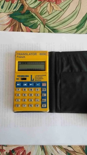 Dictionnaire électronique Français- Anglais Langensheidt 1986, 1er dico vintage