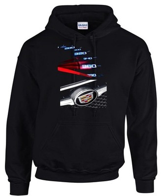 Cadillac Tachometer Auto Logo schwarz Hooded Kapuzenpullover -31333