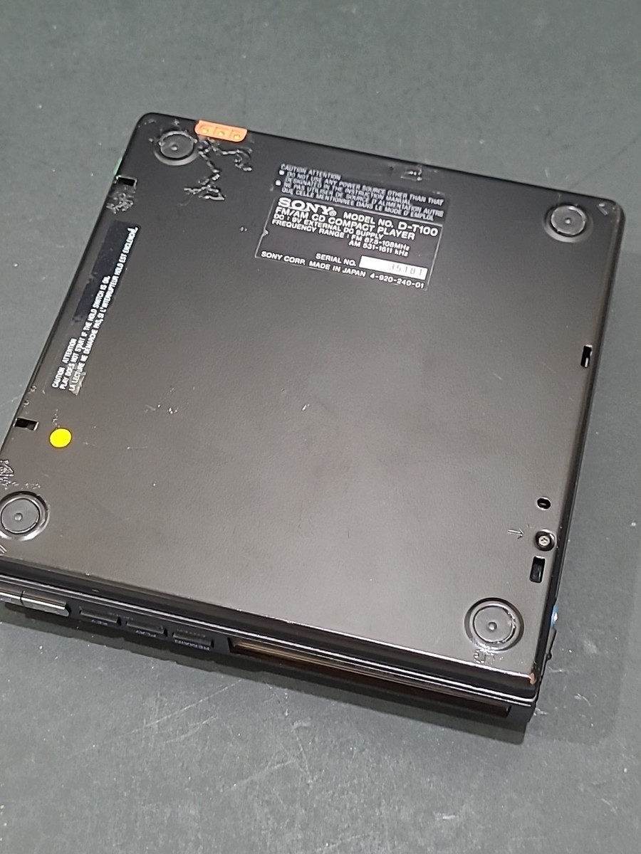 入手困難 SONY Discman D-100 バッテリーパック WALKMAN Sony Discman D-100 Portable CD Player